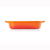 Le Creuset Signature 37cm Cast Iron Roaster - Volcanic - Potters Cookshop