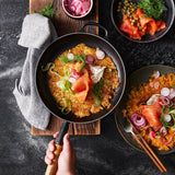 Le Creuset Signature Cast Iron 24cm Frying Pan - Satin Black - Potters Cookshop