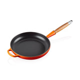 Le Creuset Signature Cast Iron 26cm Frying Pan - Volcanic - Potters Cookshop