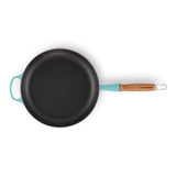 Le Creuset Signature Cast Iron 28cm Frying Pan - Teal - Potters Cookshop