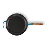 Le Creuset Signature Cast Iron 28cm Frying Pan - Deep Teal - Potters Cookshop