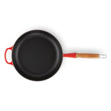 Le Creuset Signature Cast Iron 28cm Saute Pan - Cerise - Potters Cookshop
