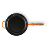 Le Creuset Signature Cast Iron 28cm Saute Pan - Volcanic - Potters Cookshop