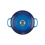Le Creuset Signature Cast Iron 20cm Round Casserole - Azure