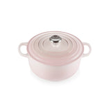 Le Creuset Signature Cast Iron 20cm Round Casserole - Shell Pink