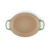 Le Creuset Signature Cast Iron 29cm Oval Casserole - Bamboo Green - Potters Cookshop