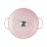 Le Creuset Signature Cast Iron 30cm Shallow Casserole - Shell Pink