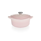 Le Creuset Signature Cast Iron 1.9 Litre Heart Casserole - Shell Pink