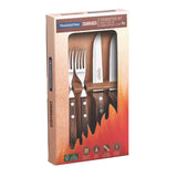 Tramontina Churrasco Steak Knife & Fork Cutlery Set - 4 Piece