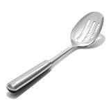 OXO Steel Slotted Cooking Spoon - Potters Cookshop