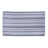 Cuisinart Pack of 2 Antimicrobial Professional Fouta Yarn Dye Tea Towel - Blue Stripe