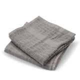 Cuisinart Pack of 2 Antimicrobial Professional Bamboo Sculpted Tea Towel - Light Grey