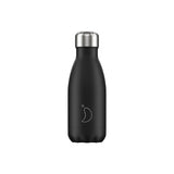 Chilly’s 260ml Monochrome Drinks Bottle - Black - Potters Cookshop