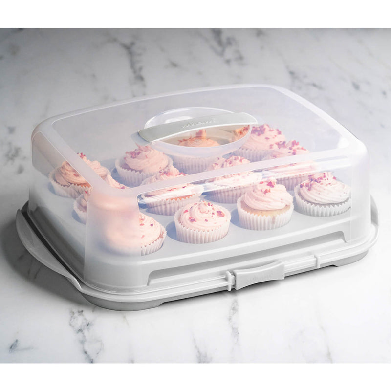 Wham Cook Clear Plastic Cupcake Caddy - 12 Cup