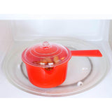 Good 2 Heat Plastic Microwave Saucepan & Lid - 600ml - Potters Cookshop