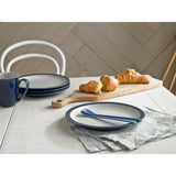 Denby 12 Piece Elements Dinnerware Set - Dark Blue - Potters Cookshop