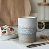 Denby Kiln Stoneware Ridged 410ml Mug Set - 4 Piece