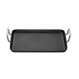 Le Creuset Toughened Non-Stick Rectangular Grill - 35cm - Potters Cookshop