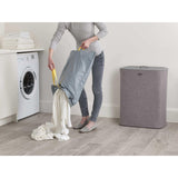 Joseph Joseph Tota 90 Litre Laundry Separation Bin - Grey - Potters Cookshop