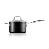 Le Creuset Toughened Non-Stick Saucepan With Glass Lid - 18cm - Potters Cookshop