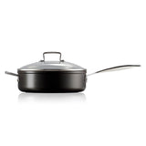 Le Creuset Toughened Non-Stick Saute Pan With Glass Lid - 26cm - Potters Cookshop