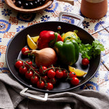 Le Creuset Toughened Non-Stick Paella Pan - 32cm - Potters Cookshop