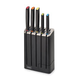 Joseph Joseph Elevate Slim 5 Piece Kitchen Knife Block - Potters Cookshop
