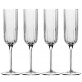 Luigi Bormioli Bach Flute Glasses - Set of 4 - Potters Cookshop