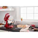 KitchenAid 5KSMPB5W Pastry Beater & Scraper Attachment - White - Potters Cookshop