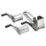 KitchenCraft Multi-Purpose 3 Drum Rotary Grater - Potters Cookshop
