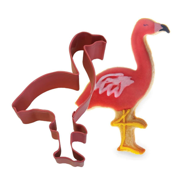 Creative Party Poly-Resin Coated Cookie Cutter - Pink Flamingo - Potters Cookshop
