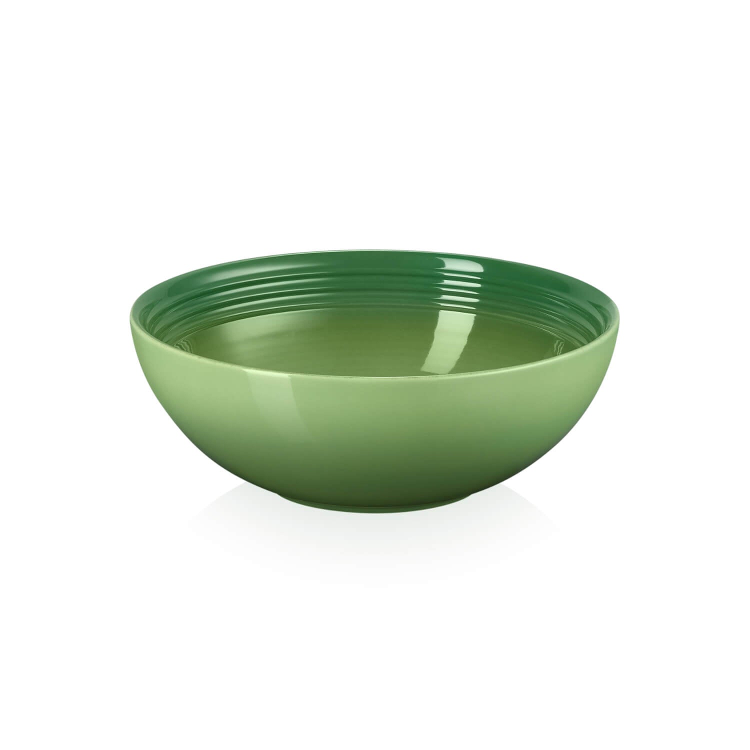 Buy Le Creuset 24cm Round Stoneware Serving Bowl Bamboo Potters