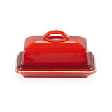 Le Creuset Stoneware Butter Dish - Cerise - Potters Cookshop