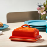 Le Creuset Stoneware Butter Dish - Volcanic - Potters Cookshop