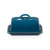 Le Creuset Stoneware Butter Dish - Deep Teal - Potters Cookshop