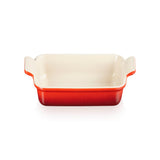 Le Creuset Stoneware Heritage 26cm Rectangular Deep Dish - Cerise - Potters Cookshop