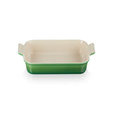 Le Creuset Stoneware Heritage 26cm Rectangular Dish - Bamboo Green - Potters Cookshop