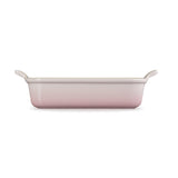 Le Creuset Stoneware Heritage 26cm Rectangular Deep  Dish - Shell Pink