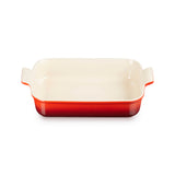 Le Creuset Stoneware Heritage 32cm Rectangular Dish - Cerise