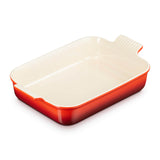 Le Creuset Stoneware Heritage 32cm Rectangular Dish - Cerise