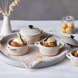Le Creuset Stoneware Petite Round Casserole - Meringue - Potters Cookshop