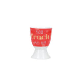 KitchenCraft Egg Cup - You Crack Me Up - Potters Cookshop