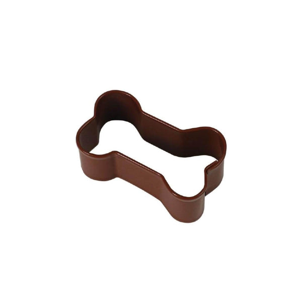 Creative Party Poly-Resin Coated Cookie Cutter Brown Mini Bone - Potters Cookshop