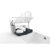 Joseph Joseph Y-Rack 2 Tier Dish Rack - Grey - Potters Cookshop