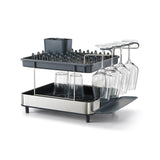 Joseph Joseph Excel 2-Tier Steel Dish Rack - Grey