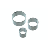 Sweetly Does It 3 Piece Metal Fondant Cutter Set - Round