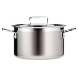 Le Creuset 3-Ply Stainless Steel Deep Casserole - 20cm - Potters Cookshop
