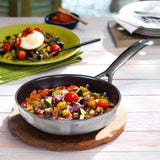 Le Creuset 3-Ply Stainless Steel Non-Stick Omelette Pan - 20cm - Potters Cookshop