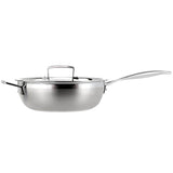 Le Creuset 3-Ply Stainless Steel Non-Stick Chefs Pan - 24cm - Potters Cookshop