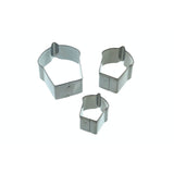 Sweetly Does It 3 Piece Metal Fondant Cutter Set - Cupcake